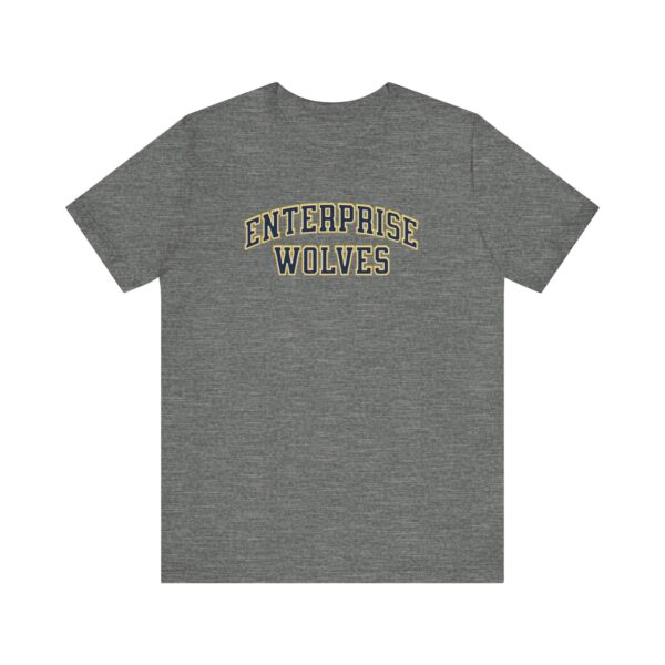 Enterprise Wolves (College Lettering) T-Shirt - Image 6