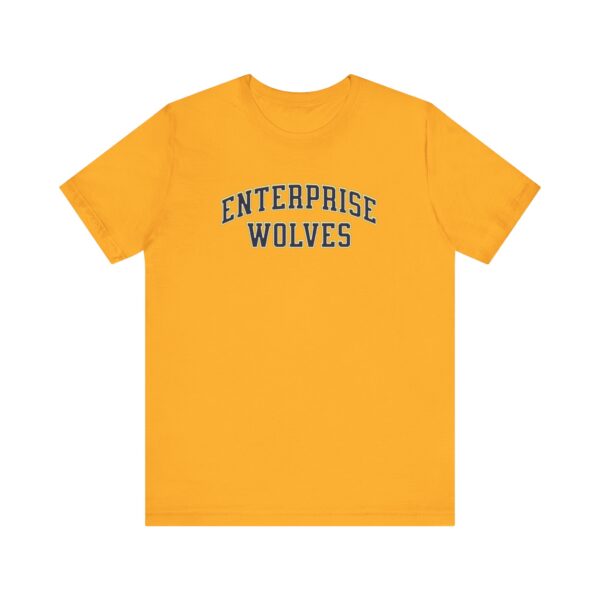 Enterprise Wolves (College Lettering) T-Shirt - Image 7