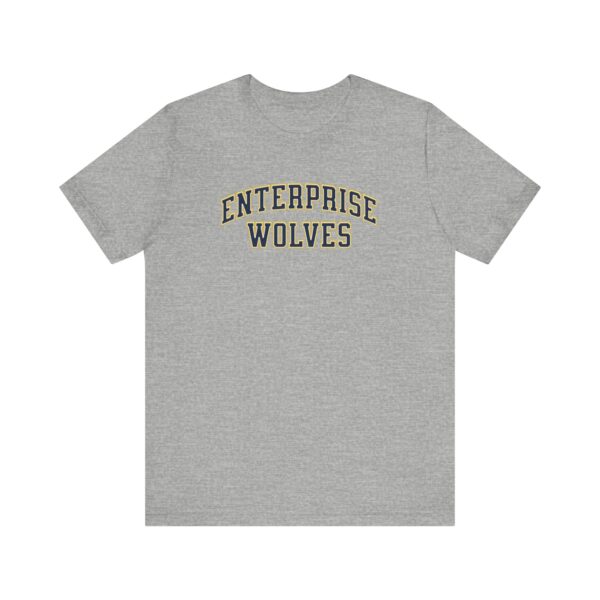 Enterprise Wolves (College Lettering) T-Shirt - Image 3