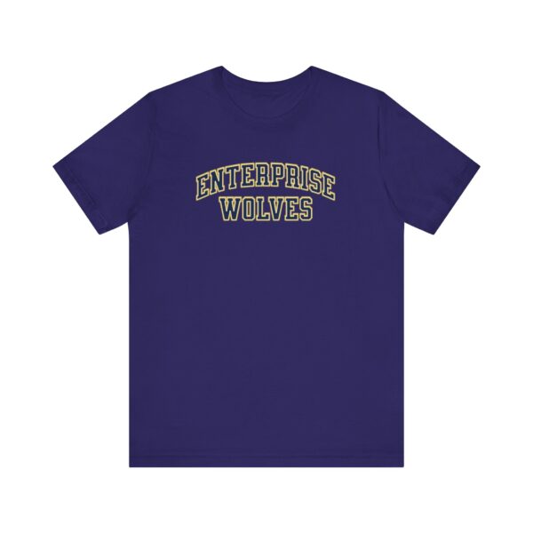 Enterprise Wolves (College Lettering) T-Shirt - Image 9