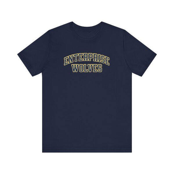 Enterprise Wolves (College Lettering) T-Shirt - Image 4